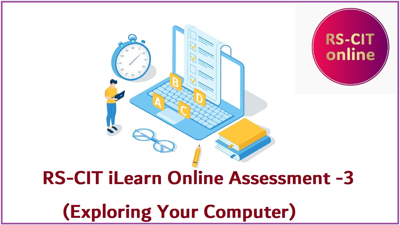 RSCIT Assessment – 3 (Exploring Your Computer) Answer Key in Hindi