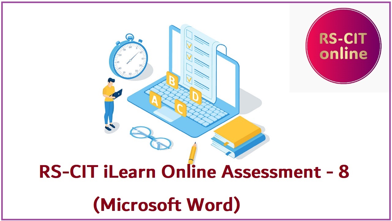 RSCIT Assessment – 8 (Microsoft Word) Answer Key in Hindi