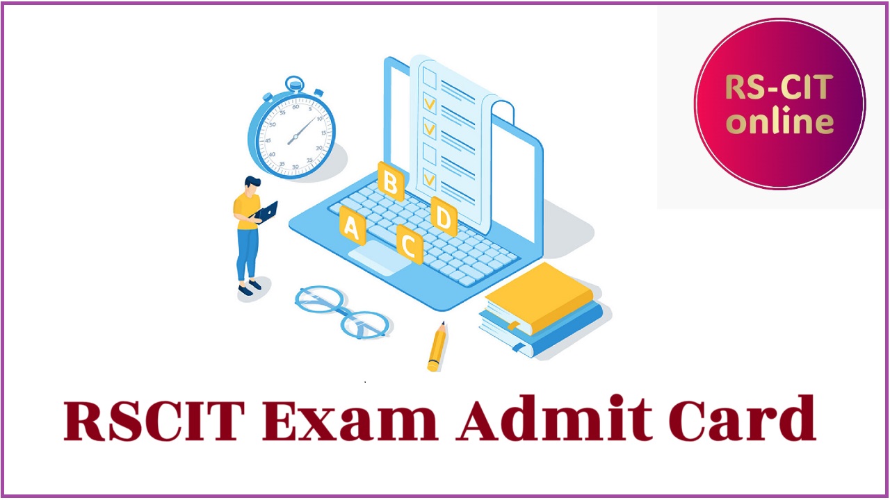 RSCIT October exam admit card